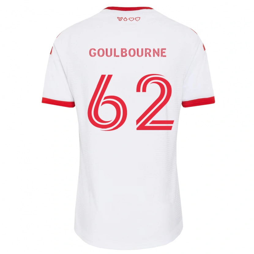 Danxen Herren Rohan Goulbourne #62 Weiß Rot Schwarz Auswärtstrikot Trikot 2026/27 T-Shirt Schweiz