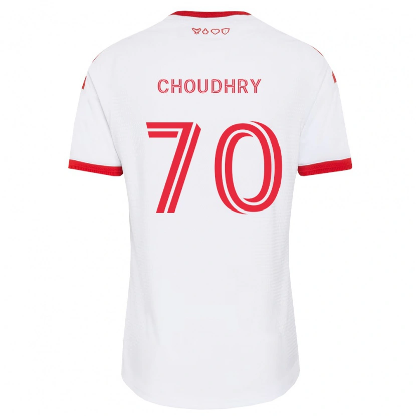 Danxen Herren Benjamin Choudhry #70 Weiß Rot Schwarz Auswärtstrikot Trikot 2026/27 T-Shirt Schweiz