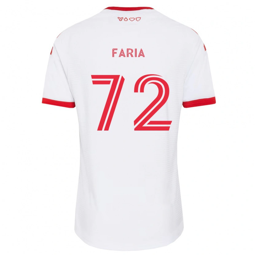 Danxen Herren Jordan Faria #72 Weiß Rot Schwarz Auswärtstrikot Trikot 2026/27 T-Shirt Schweiz