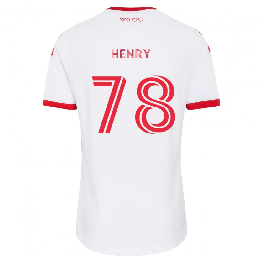 Danxen Herren Malik Henry #78 Weiß Rot Schwarz Auswärtstrikot Trikot 2026/27 T-Shirt Schweiz