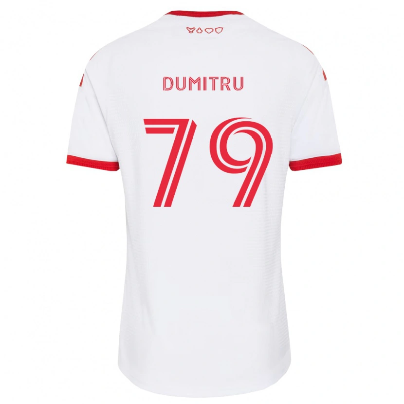 Danxen Herren Andrei Dumitru #79 Weiß Rot Schwarz Auswärtstrikot Trikot 2026/27 T-Shirt Schweiz