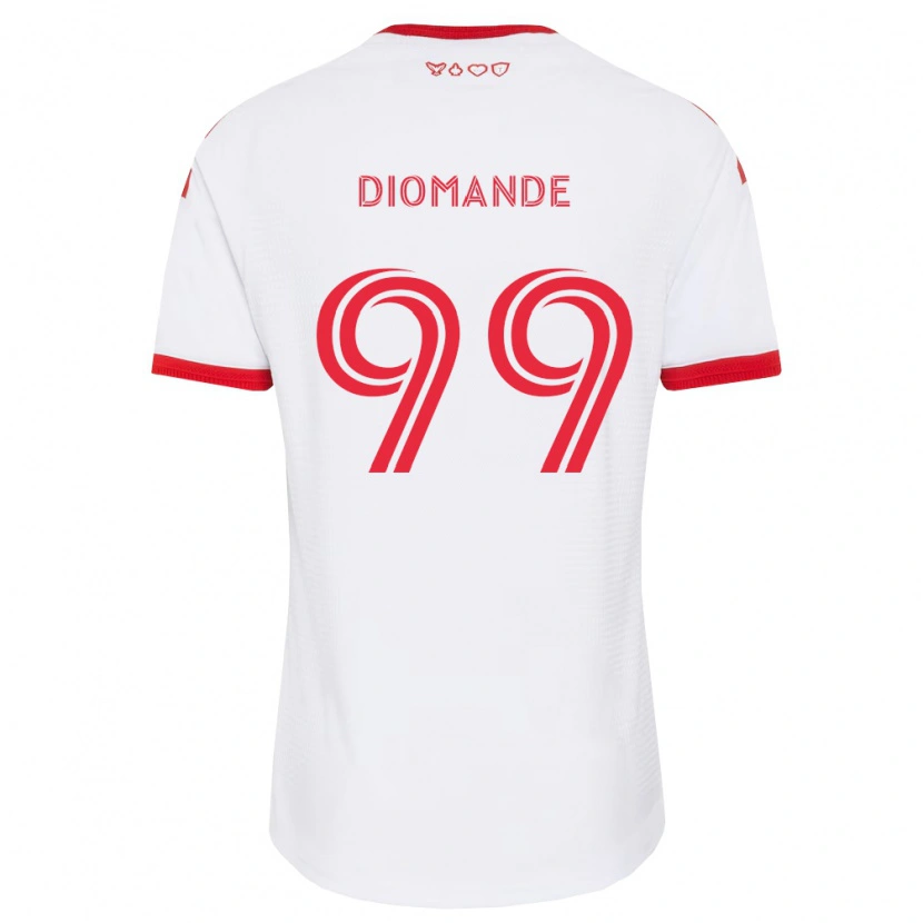 Danxen Herren Adama Diomande #99 Weiß Rot Schwarz Auswärtstrikot Trikot 2026/27 T-Shirt Schweiz