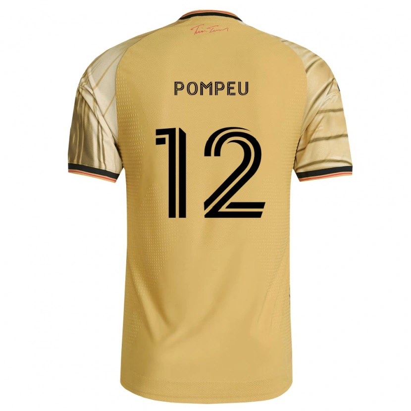 Danxen Herren Célio Pompeu #12 Braun Gelb Schwarz Auswärtstrikot Trikot 2026/27 T-Shirt Schweiz