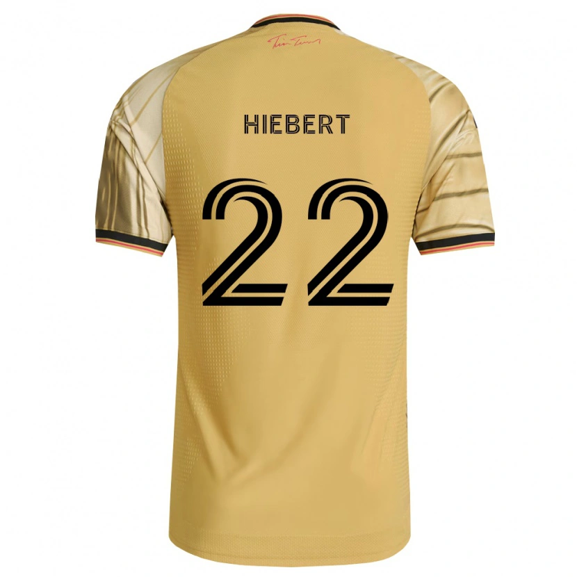 Danxen Herren Kyle Hiebert #22 Braun Gelb Schwarz Auswärtstrikot Trikot 2026/27 T-Shirt Schweiz