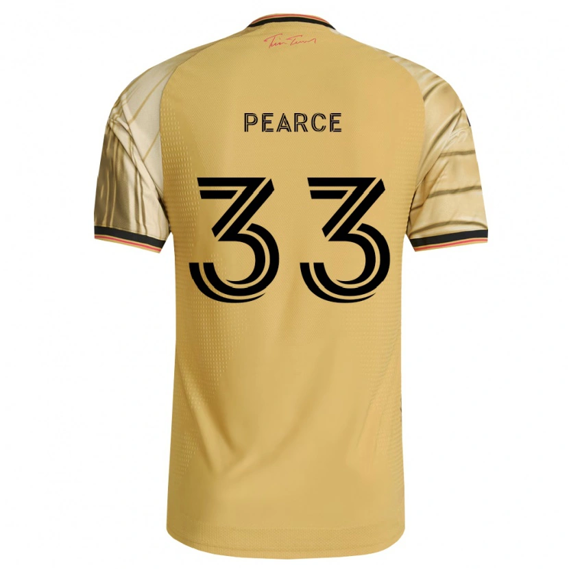 Danxen Herren Tyson Pearce #33 Braun Gelb Schwarz Auswärtstrikot Trikot 2026/27 T-Shirt Schweiz