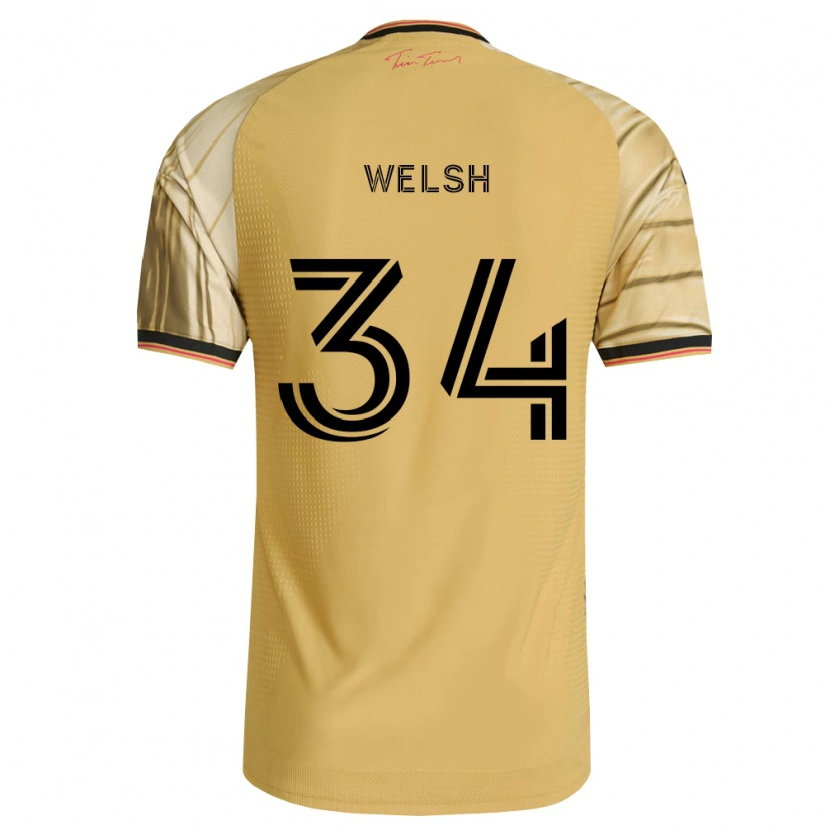 Danxen Herren Colin Welsh #34 Braun Gelb Schwarz Auswärtstrikot Trikot 2026/27 T-Shirt Schweiz