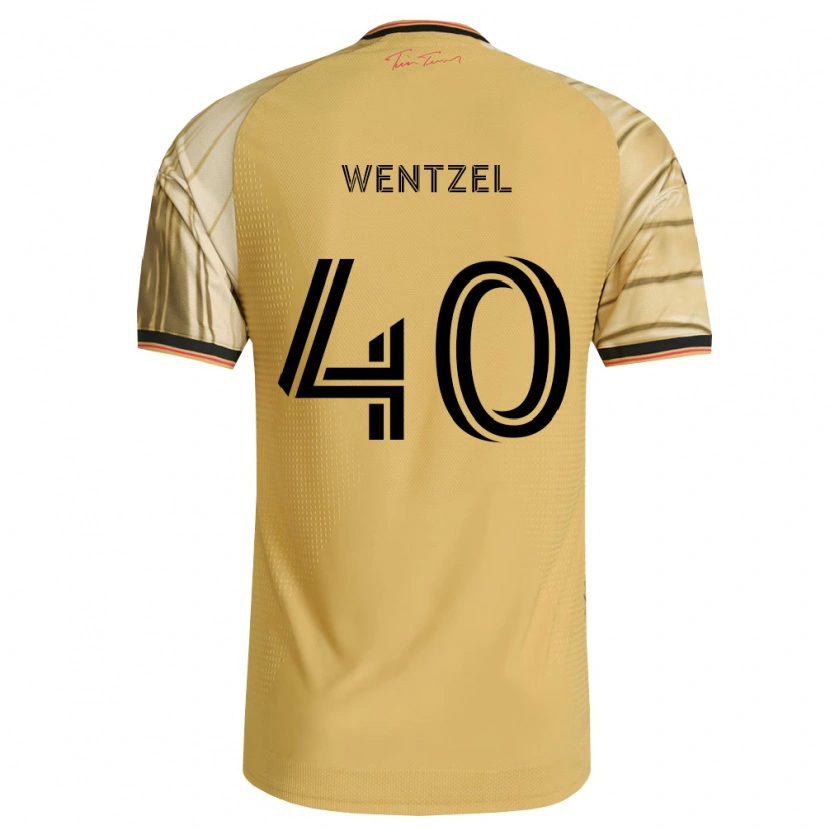 Danxen Herren Michael Wentzel #40 Braun Gelb Schwarz Auswärtstrikot Trikot 2026/27 T-Shirt Schweiz