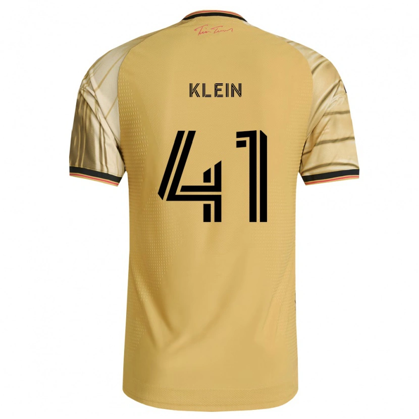 Danxen Herren Johnny Klein #41 Braun Gelb Schwarz Auswärtstrikot Trikot 2026/27 T-Shirt Schweiz