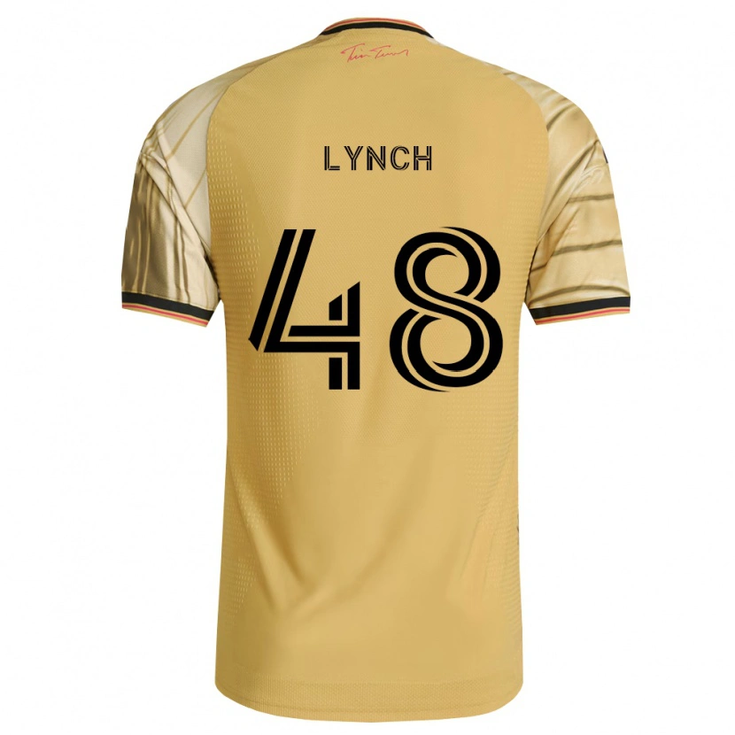 Danxen Herren Riley Lynch #48 Braun Gelb Schwarz Auswärtstrikot Trikot 2026/27 T-Shirt Schweiz