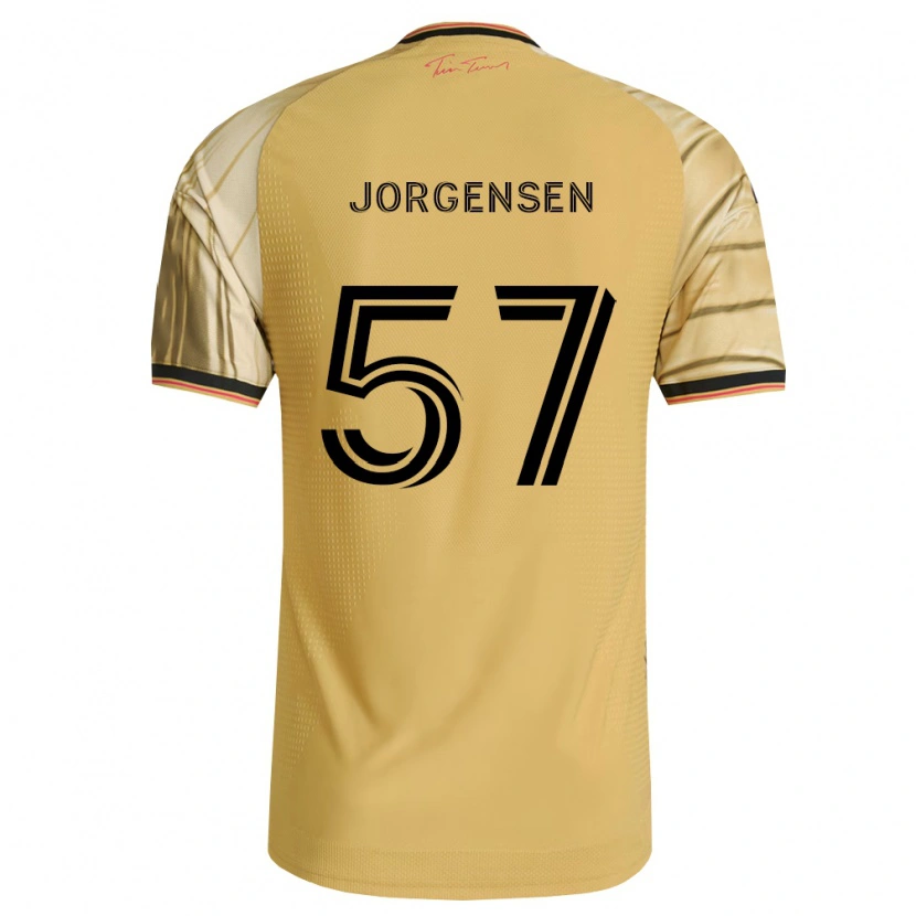 Danxen Herren Owen Jorgensen #57 Braun Gelb Schwarz Auswärtstrikot Trikot 2026/27 T-Shirt Schweiz