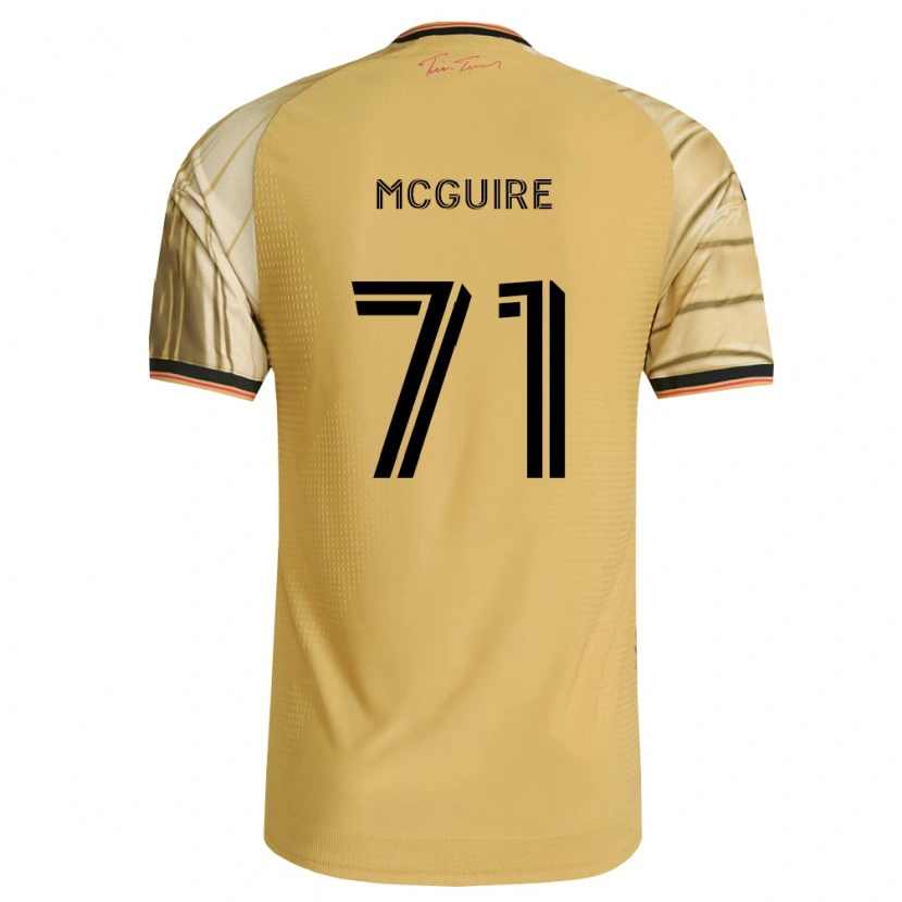 Danxen Herren Nolan Mcguire #71 Braun Gelb Schwarz Auswärtstrikot Trikot 2026/27 T-Shirt Schweiz