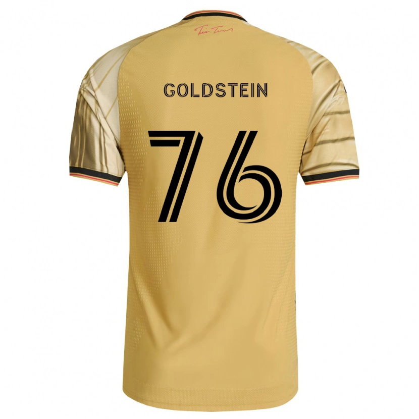Danxen Herren Sam Goldstein #76 Braun Gelb Schwarz Auswärtstrikot Trikot 2026/27 T-Shirt Schweiz