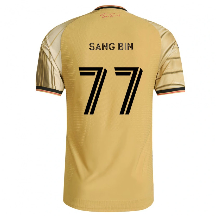Danxen Herren Sang-Bin Jeong #77 Braun Gelb Schwarz Auswärtstrikot Trikot 2026/27 T-Shirt Schweiz
