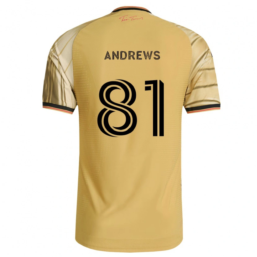 Danxen Herren Joe Andrews #81 Braun Gelb Schwarz Auswärtstrikot Trikot 2026/27 T-Shirt Schweiz