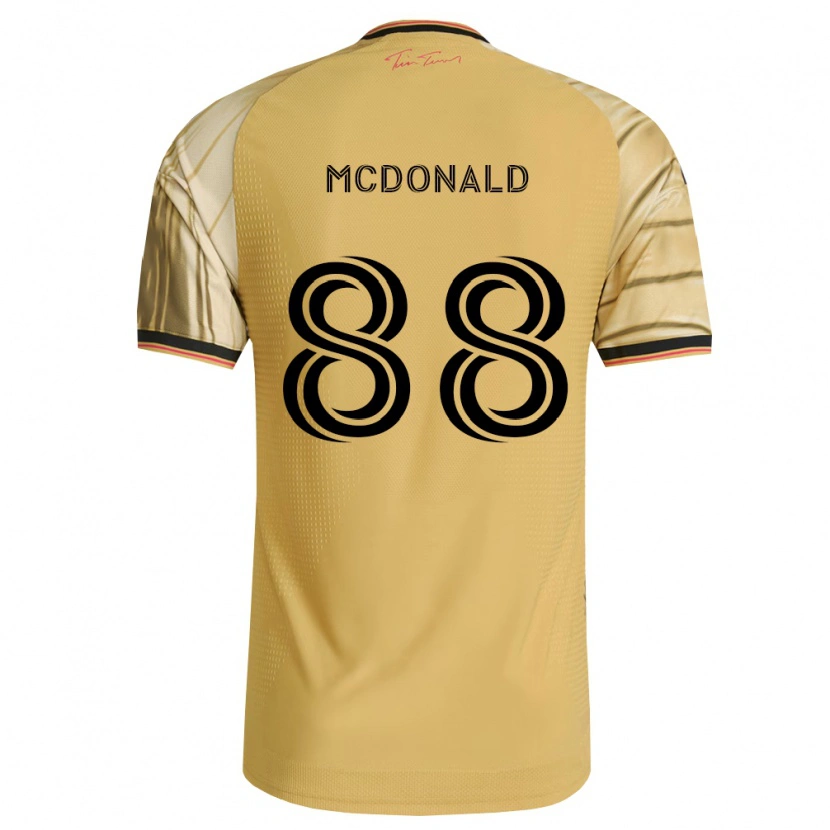 Danxen Herren Patrick Mcdonald #88 Braun Gelb Schwarz Auswärtstrikot Trikot 2026/27 T-Shirt Schweiz