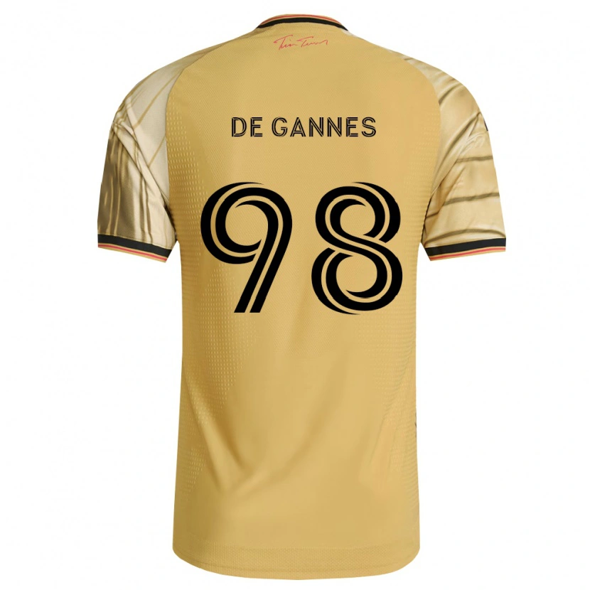 Danxen Herren Andrew De Gannes #98 Braun Gelb Schwarz Auswärtstrikot Trikot 2026/27 T-Shirt Schweiz