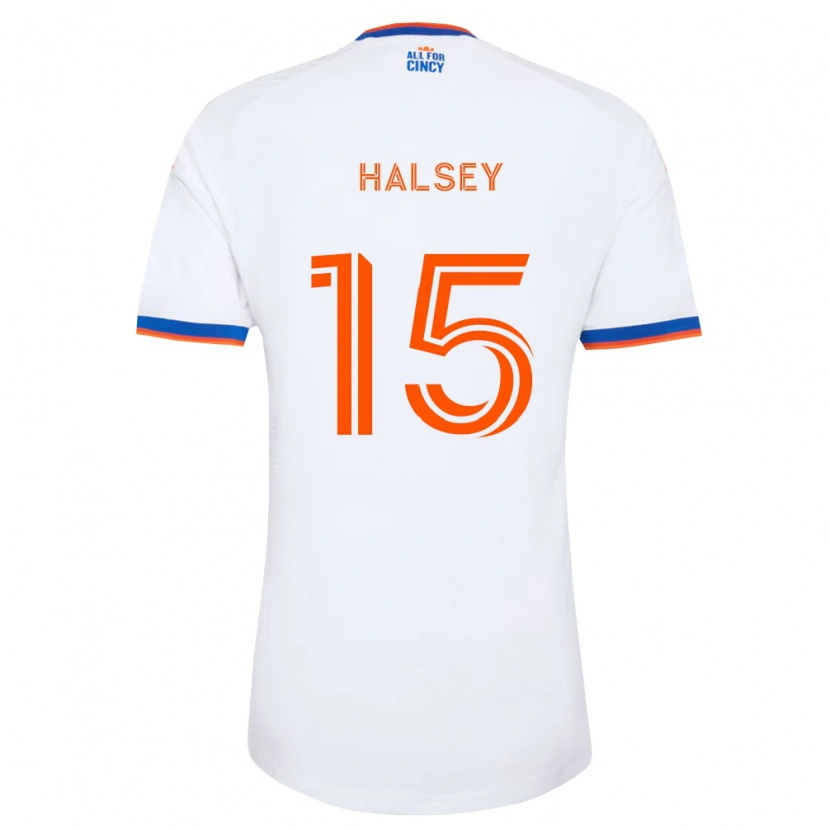 Danxen Herren Bret Halsey #15 Weiß Marineblau Orange Auswärtstrikot Trikot 2026/27 T-Shirt Schweiz