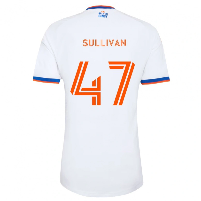 Danxen Herren Michael Sullivan #47 Weiß Marineblau Orange Auswärtstrikot Trikot 2026/27 T-Shirt Schweiz
