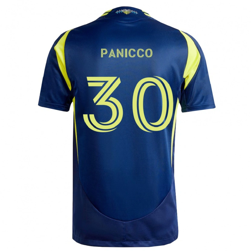 Danxen Herren Elliot Panicco #30 Gelb Marineblau Auswärtstrikot Trikot 2026/27 T-Shirt Schweiz