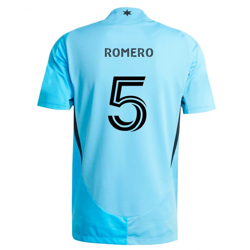 Danxen Herren Nicolás Romero #5 Hellblau Schwarz Auswärtstrikot Trikot 2026/27 T-Shirt Schweiz