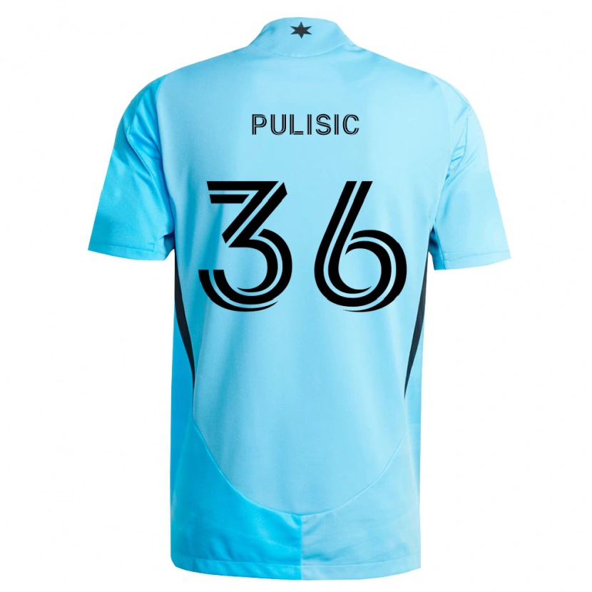 Danxen Herren Will Pulisic #36 Hellblau Schwarz Auswärtstrikot Trikot 2026/27 T-Shirt Schweiz