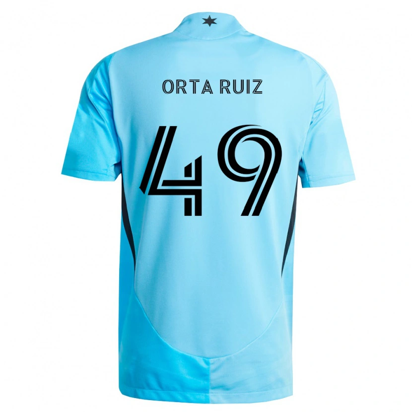 Danxen Herren Jose Orta Ruiz #49 Hellblau Schwarz Auswärtstrikot Trikot 2026/27 T-Shirt Schweiz