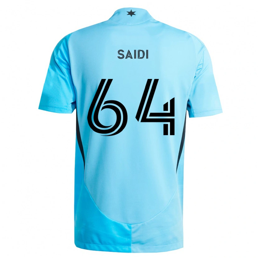 Danxen Herren Issa Saidi #64 Hellblau Schwarz Auswärtstrikot Trikot 2026/27 T-Shirt Schweiz