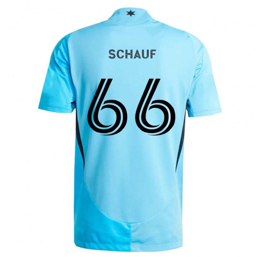 Danxen Herren Brody Schauf #66 Hellblau Schwarz Auswärtstrikot Trikot 2026/27 T-Shirt Schweiz