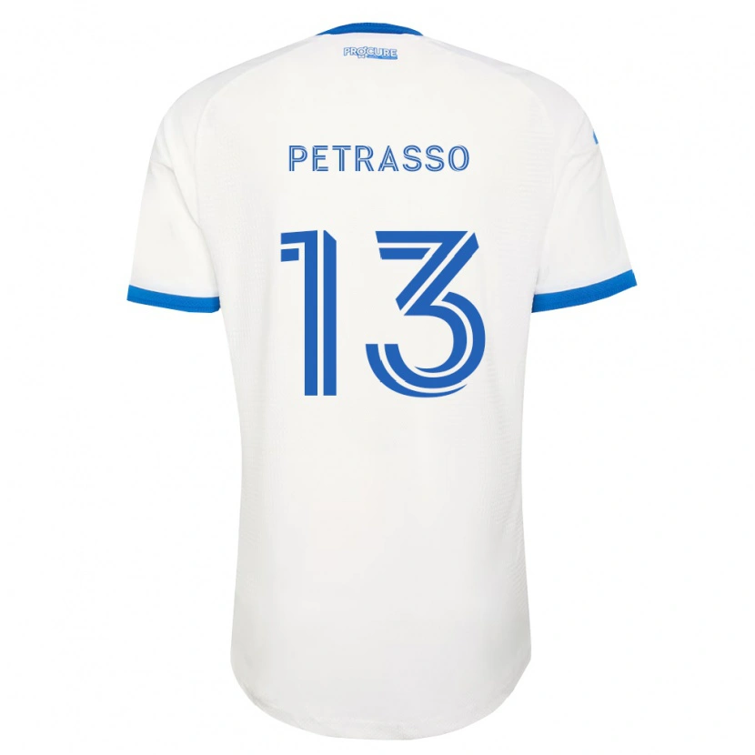 Danxen Herren Luca Petrasso #13 Himmelblau Weiß Auswärtstrikot Trikot 2026/27 T-Shirt Schweiz