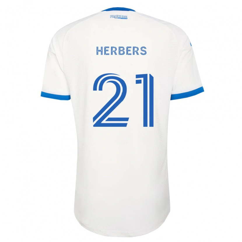 Danxen Herren Fabian Herbers #21 Himmelblau Weiß Auswärtstrikot Trikot 2026/27 T-Shirt Schweiz