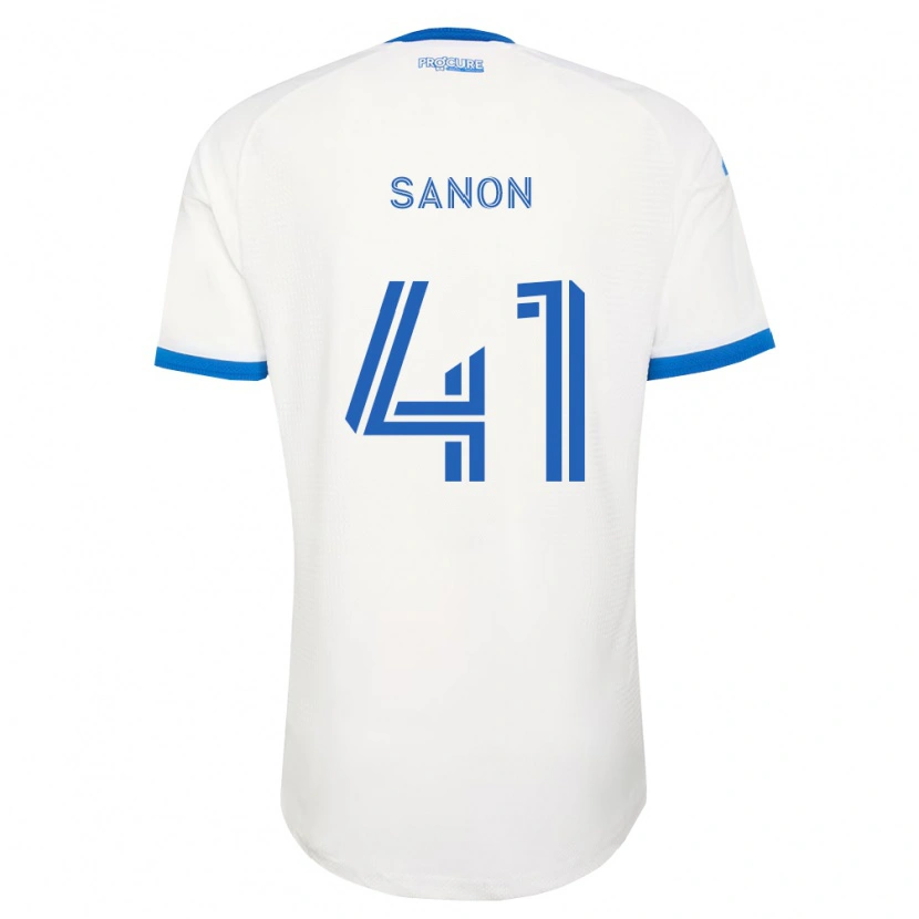 Danxen Herren Jérémy Sanon #41 Himmelblau Weiß Auswärtstrikot Trikot 2026/27 T-Shirt Schweiz
