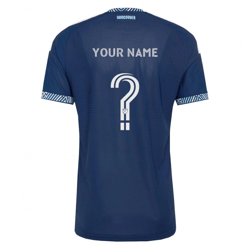 Danxen Herren Ihren Namen #0 Tiefblau Weiß Auswärtstrikot Trikot 2026/27 T-Shirt Schweiz