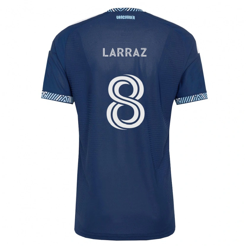 Danxen Herren Oliver Larraz #8 Tiefblau Weiß Auswärtstrikot Trikot 2026/27 T-Shirt Schweiz