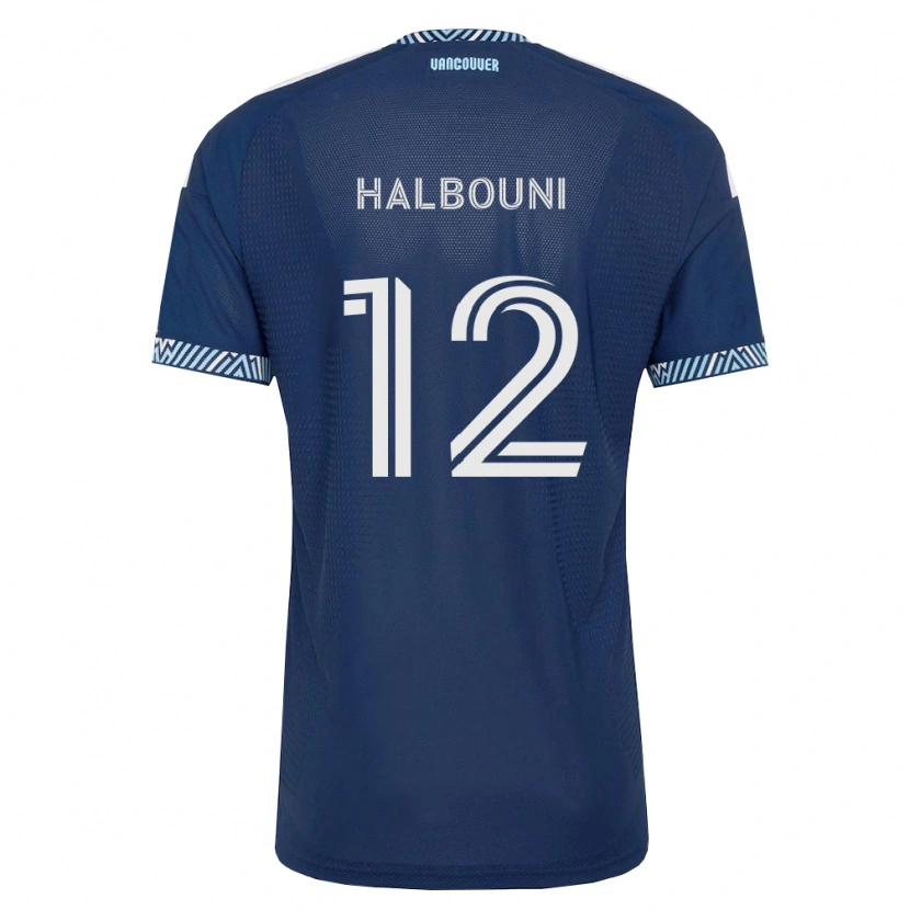 Danxen Herren Belal Halbouni #12 Tiefblau Weiß Auswärtstrikot Trikot 2026/27 T-Shirt Schweiz