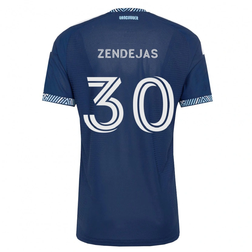 Danxen Herren Adrián Zendejas #30 Tiefblau Weiß Auswärtstrikot Trikot 2026/27 T-Shirt Schweiz