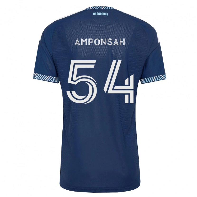 Danxen Herren Prince Amponsah #54 Tiefblau Weiß Auswärtstrikot Trikot 2026/27 T-Shirt Schweiz