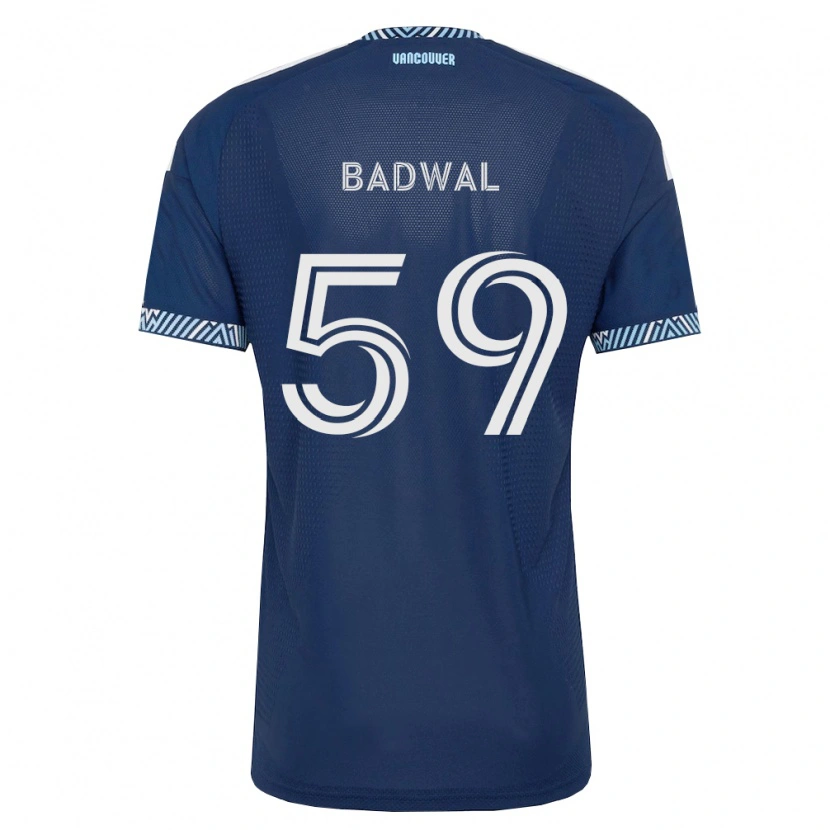 Danxen Herren Jeevan Badwal #59 Tiefblau Weiß Auswärtstrikot Trikot 2026/27 T-Shirt Schweiz