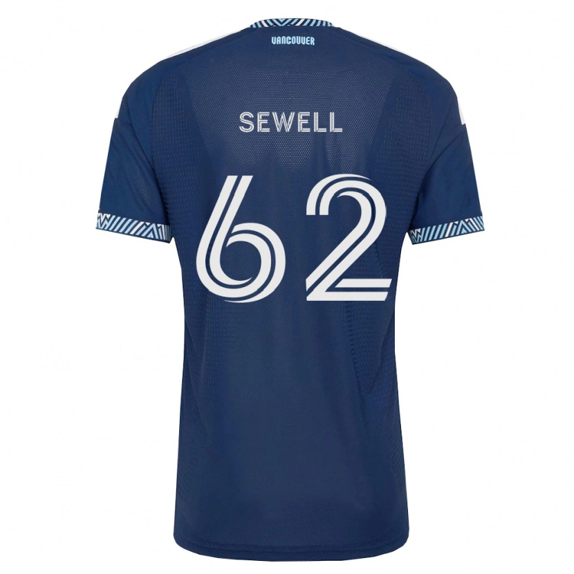 Danxen Herren Ryder Sewell #62 Tiefblau Weiß Auswärtstrikot Trikot 2026/27 T-Shirt Schweiz