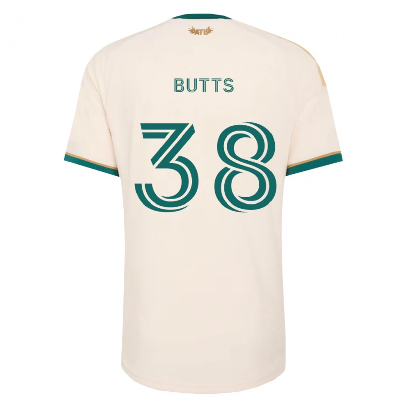 Danxen Herren Liam Butts #38 Champagner Grün Auswärtstrikot Trikot 2026/27 T-Shirt Schweiz
