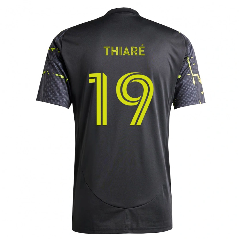 Danxen Herren Jamal Thiaré #19 Fluoreszierendes Gelb Schwarz Auswärtstrikot Trikot 2026/27 T-Shirt Schweiz