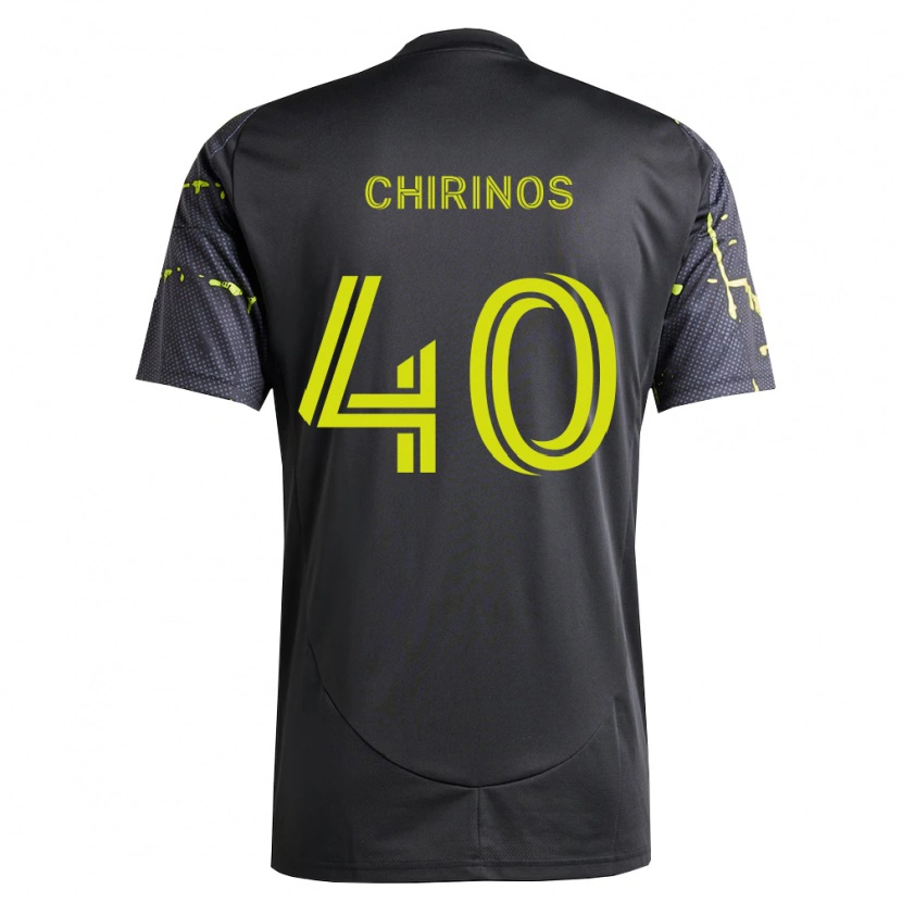 Danxen Herren Johann Chirinos #40 Fluoreszierendes Gelb Schwarz Auswärtstrikot Trikot 2026/27 T-Shirt Schweiz