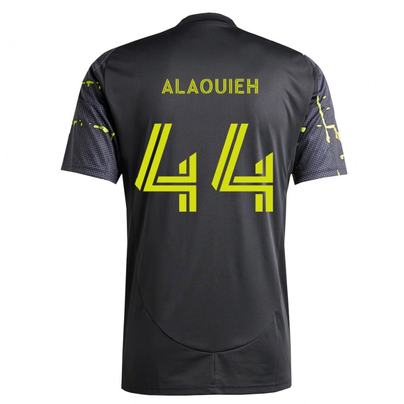Danxen Herren Anthony Alaouieh #44 Fluoreszierendes Gelb Schwarz Auswärtstrikot Trikot 2026/27 T-Shirt Schweiz