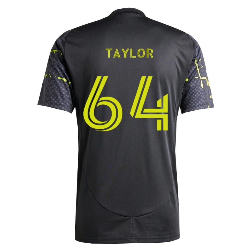 Danxen Herren Oneal Taylor #64 Fluoreszierendes Gelb Schwarz Auswärtstrikot Trikot 2026/27 T-Shirt Schweiz