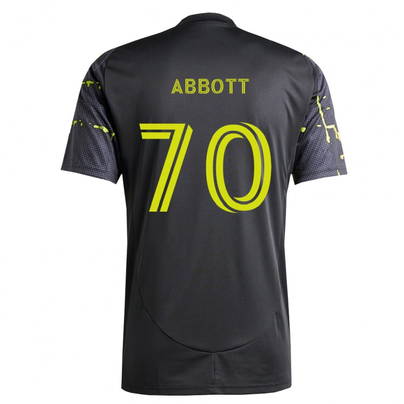 Danxen Herren Keller Abbott #70 Fluoreszierendes Gelb Schwarz Auswärtstrikot Trikot 2026/27 T-Shirt Schweiz