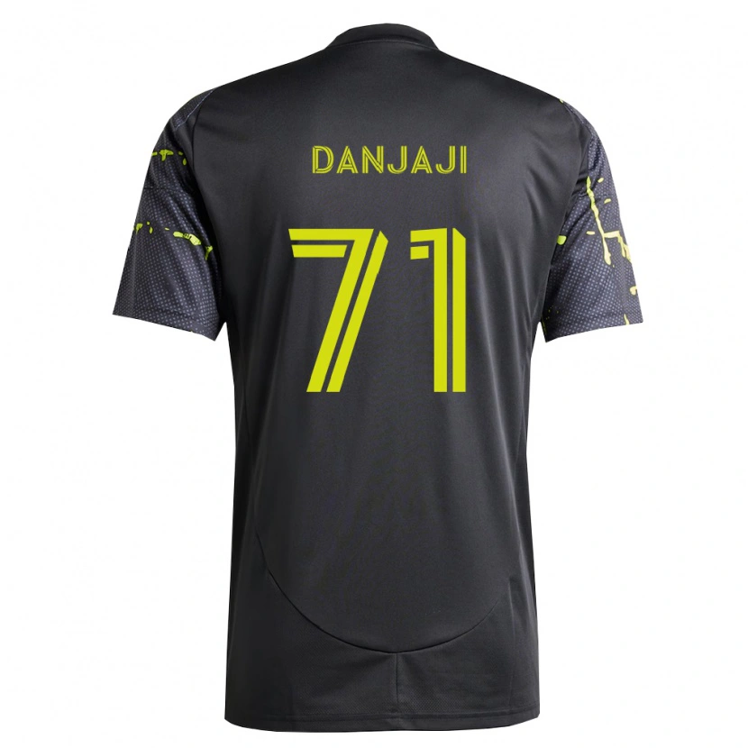 Danxen Herren Jamil Danjaji #71 Fluoreszierendes Gelb Schwarz Auswärtstrikot Trikot 2026/27 T-Shirt Schweiz