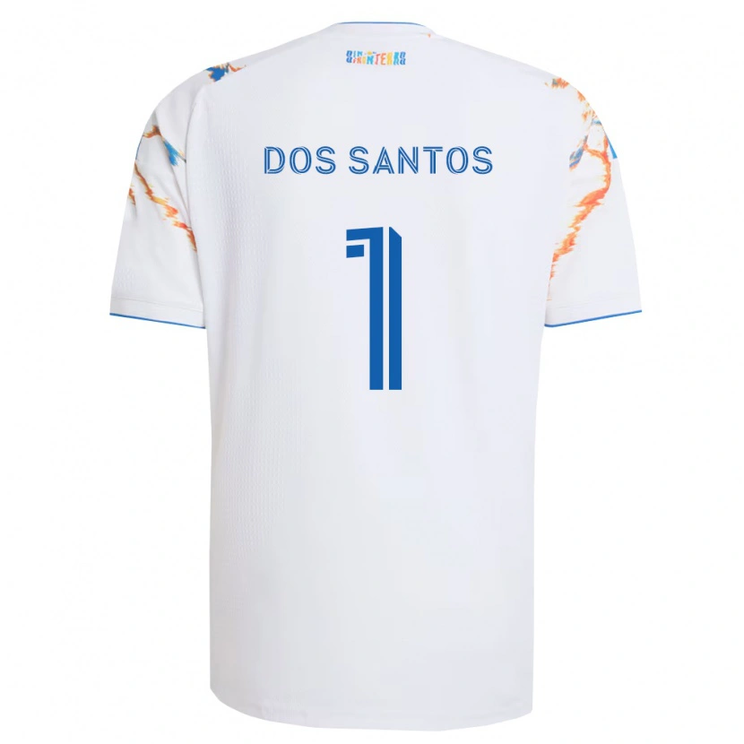 Danxen Herren Cj Dos Santos #1 Weiß Orange Blau Auswärtstrikot Trikot 2026/27 T-Shirt Schweiz