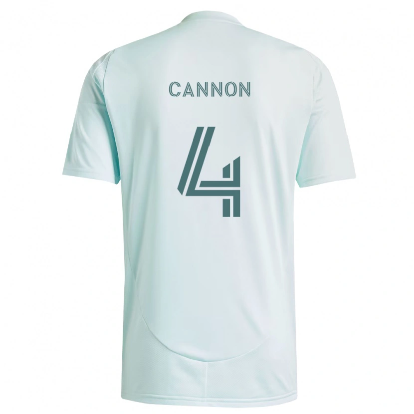 Danxen Herren Reggie Cannon #4 Weiß Hellgrün Auswärtstrikot Trikot 2026/27 T-Shirt Schweiz