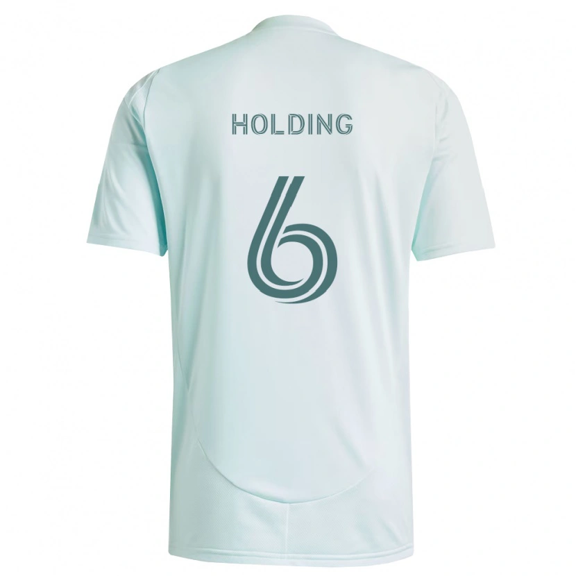 Danxen Herren Rob Holding #6 Weiß Hellgrün Auswärtstrikot Trikot 2026/27 T-Shirt Schweiz
