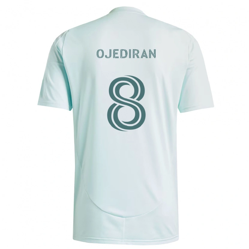 Danxen Herren Hamzat Ojediran #8 Weiß Hellgrün Auswärtstrikot Trikot 2026/27 T-Shirt Schweiz