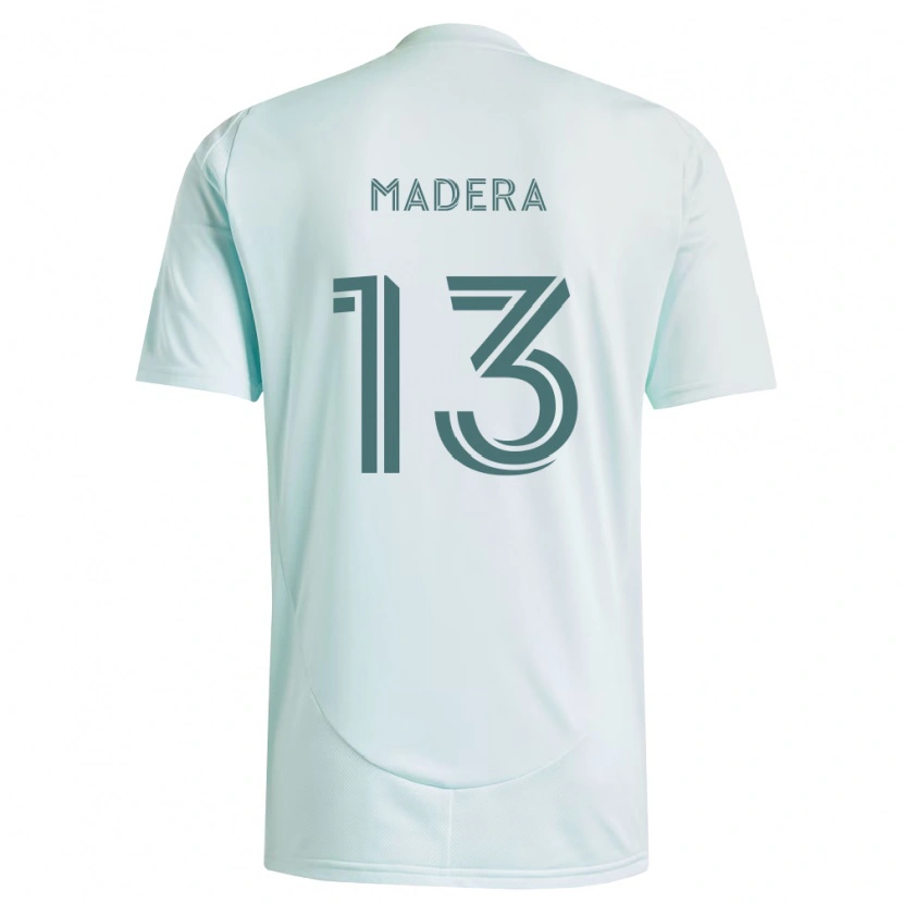 Danxen Herren Cristopher Madera #13 Weiß Hellgrün Auswärtstrikot Trikot 2026/27 T-Shirt Schweiz
